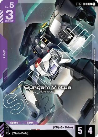 Gundam Virtue (C+) (ST07-003) Holofoil - Starter Deck 07: Celestial Drive