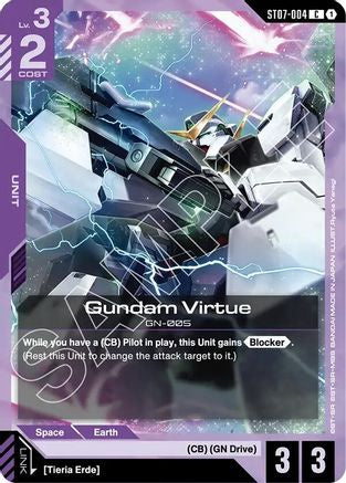 Gundam Virtue (ST07-004) - Starter Deck 07: Celestial Drive