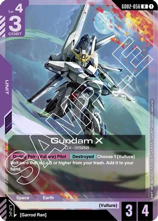 Gundam X (GD02-056) Holofoil - Dual Impact
