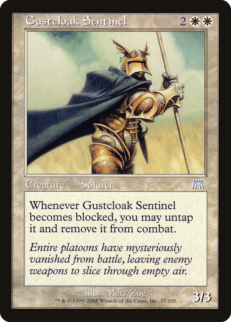 Gustcloak Sentinel (037) Foil - Onslaught