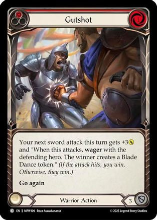 Gutshot (Red) (MPW109) - Mastery Pack Warrior