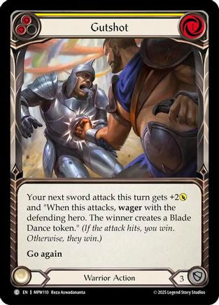 Gutshot (Yellow) (MPW110) - Mastery Pack Warrior