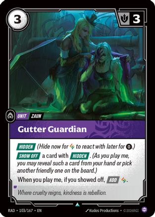 Gutter Guardian (103) Foil - Radiance