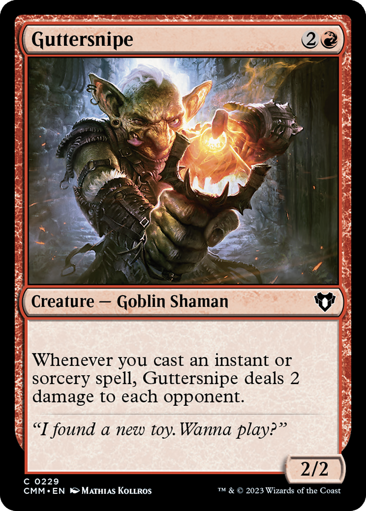 Guttersnipe (229) - Commander Masters