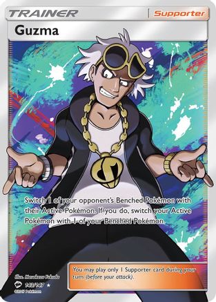 Guzma (Full Art) (143) Holofoil - Burning Shadows
