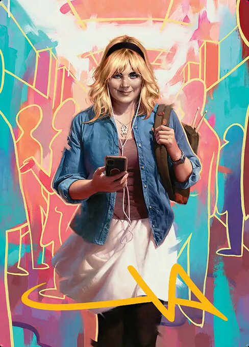 Gwen Stacy (013s) Gold-Stamped - Art Series: Marvel's Spider-Man
