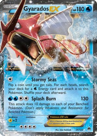 Gyarados EX (26) Holofoil - BREAKpoint