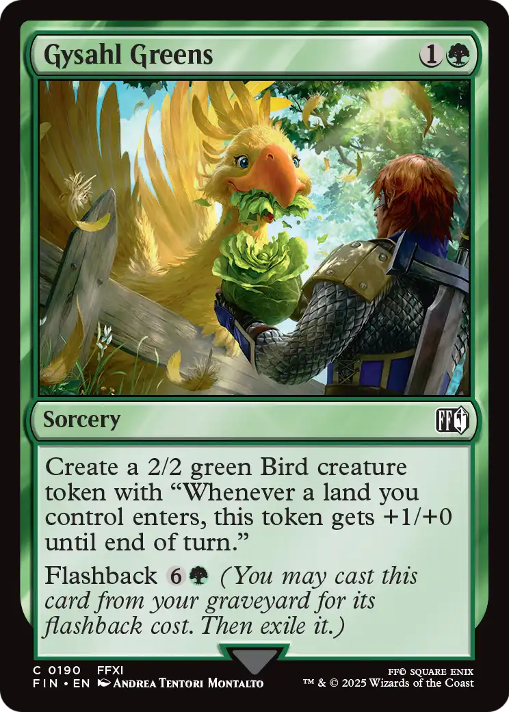 Gysahl Greens (190) - FINAL FANTASY