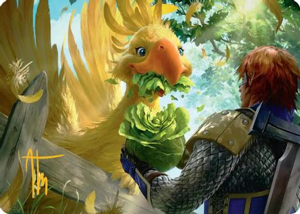 Gysahl Greens (010s) Gold-Stamped - Art Series: FINAL FANTASY