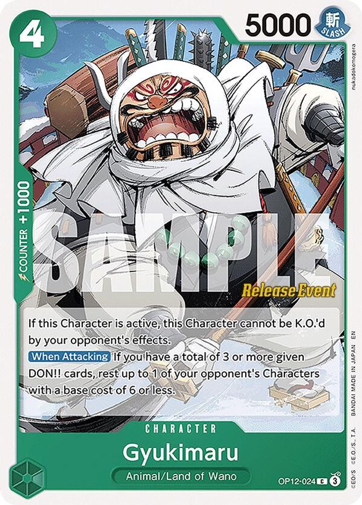 Gyukimaru (OP12-024) Release Event Cards