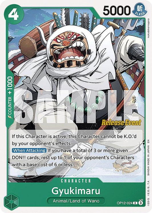 Gyukimaru (OP12-024) Release Event Cards