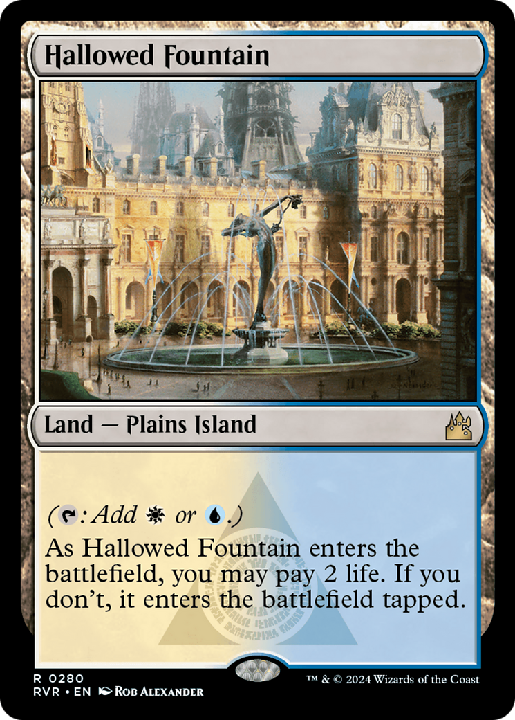 Hallowed Fountain (280) Foil - Ravnica Remastered