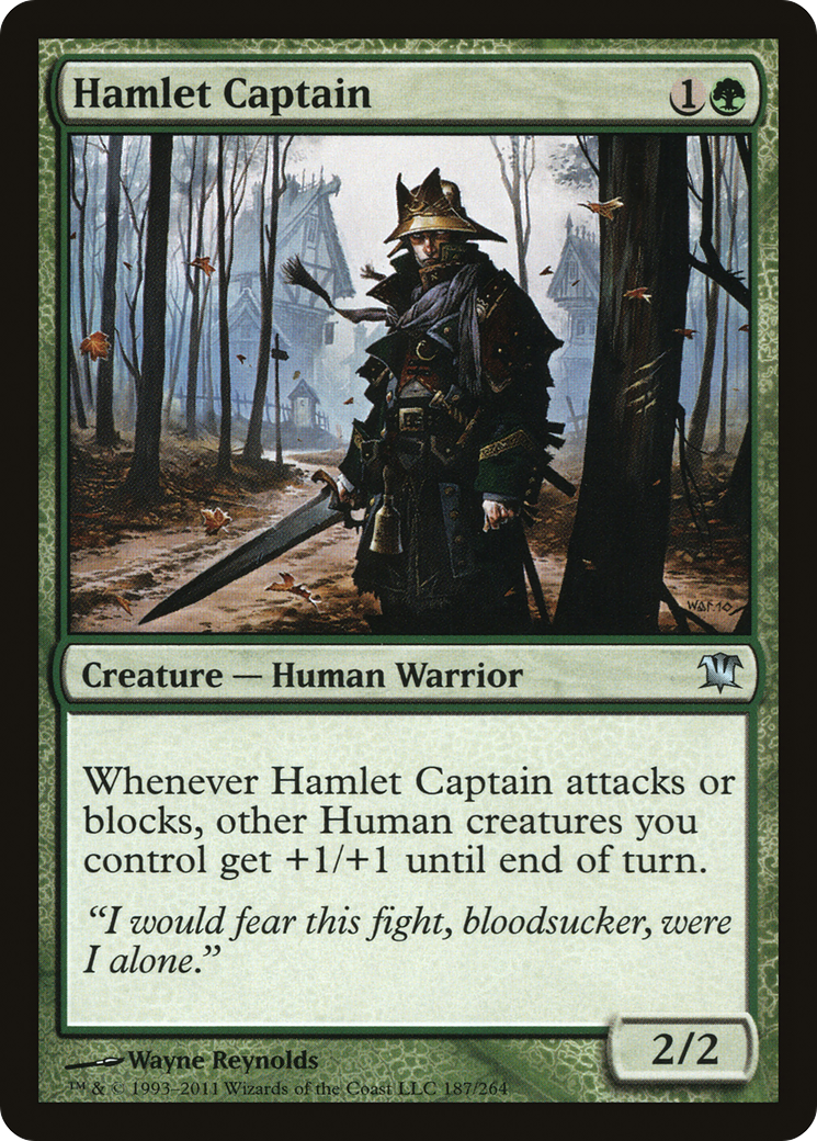 Hamlet Captain (187) Foil - Innistrad