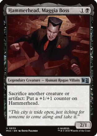 Hammerhead, Maggia Boss (659) - Commander: Marvel Super Heroes