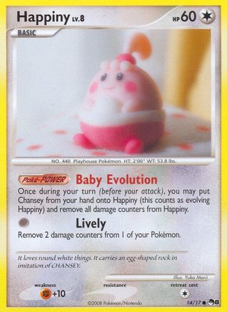 Happiny (14) Holofoil - POP Series 8
