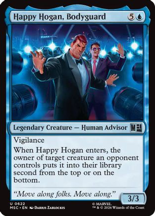 Happy Hogan, Bodyguard (622) Foil - Commander: Marvel Super Heroes
