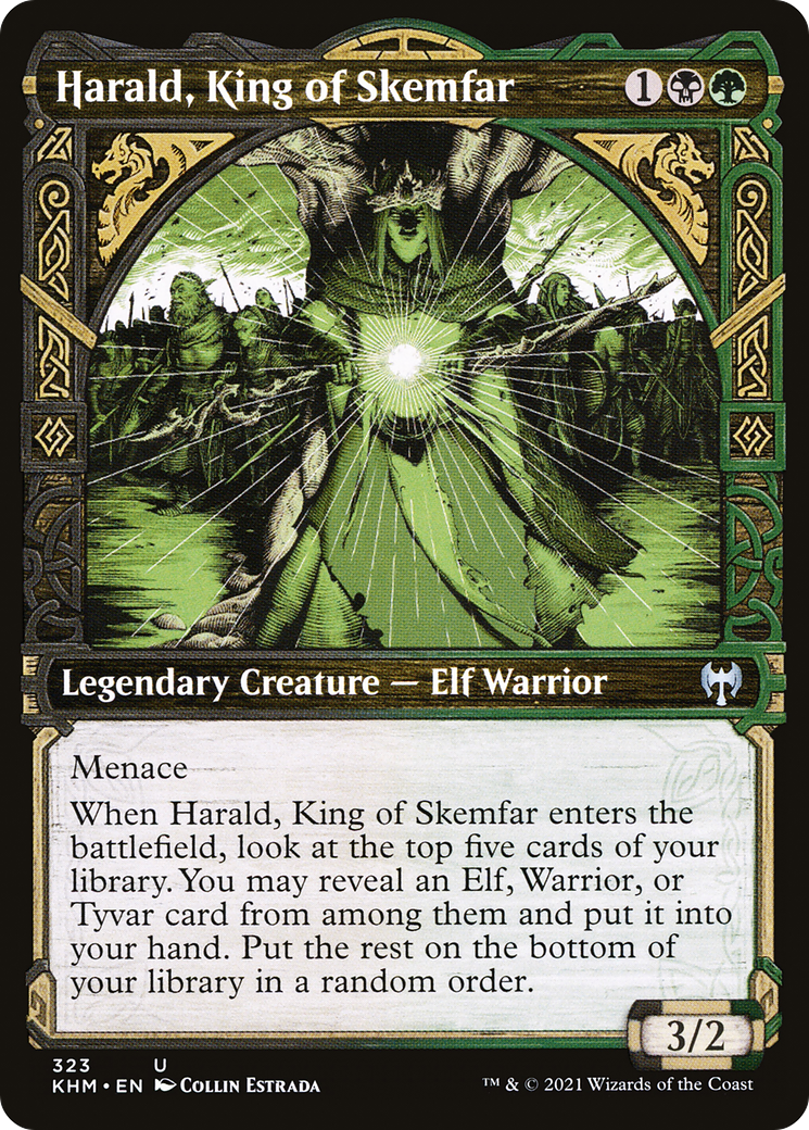 Harald, King of Skemfar (Showcase) (323) - Kaldheim Foil