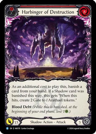 Harbinger of Destruction (IAR170) Rainbow Foil - Usurp the Shadow Throne