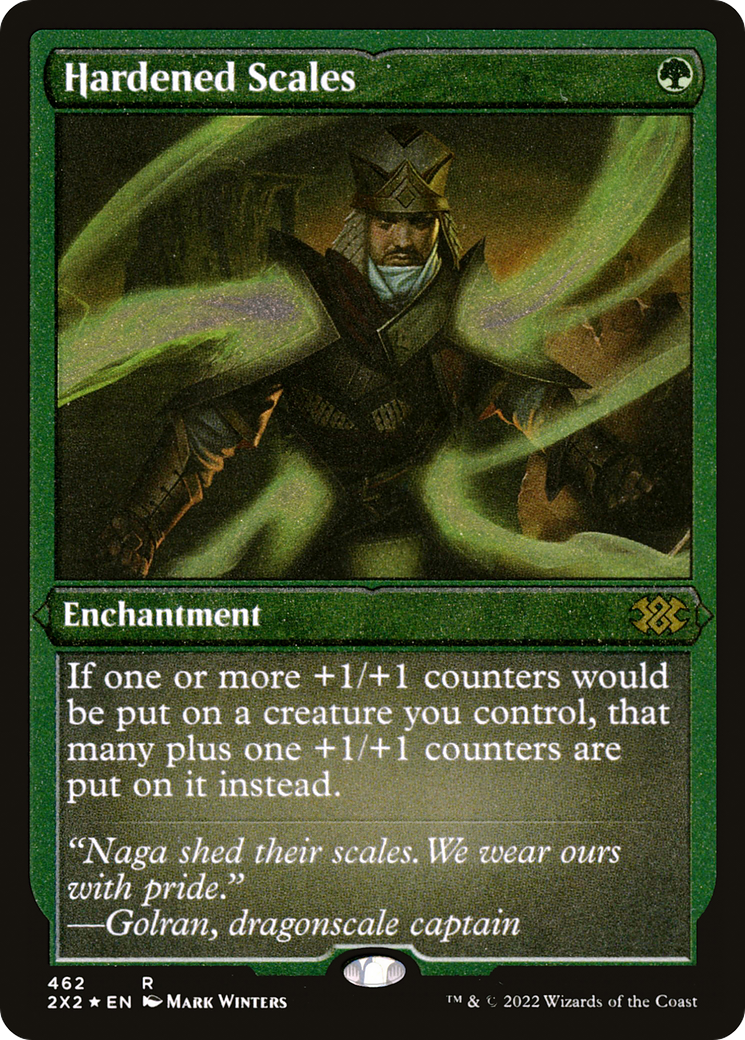 Hardened Scales (462) Etched Foil - Double Masters 2022