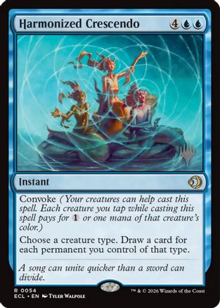 Harmonized Crescendo (Promo Pack) (054) Foil - Lorwyn Eclipsed