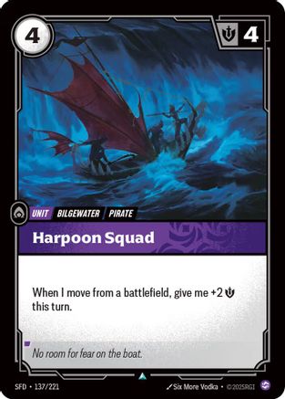 Harpoon Squad (137) Foil - Spiritforged