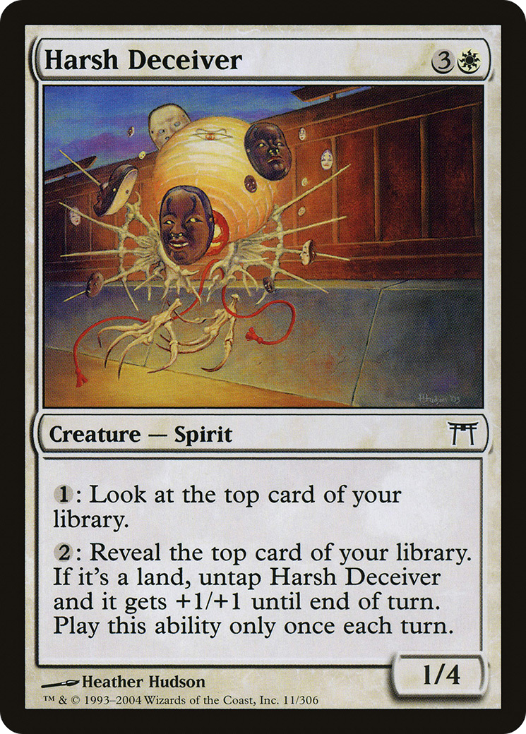 Harsh Deceiver (011) - Champions of Kamigawa