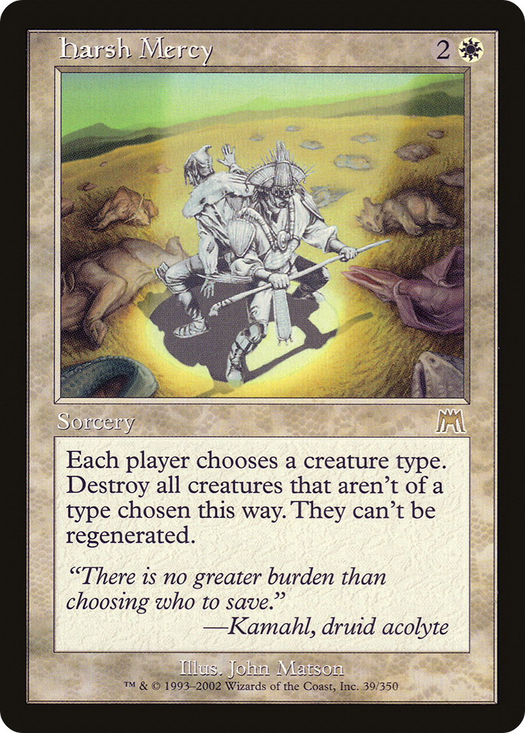 Harsh Mercy (039) Foil - Onslaught