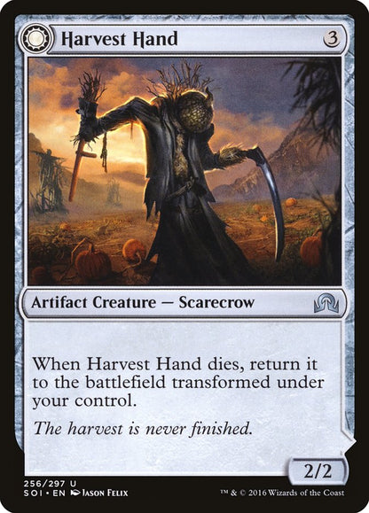 Harvest Hand // Scrounged Scythe (256) Foil - Shadows over Innistrad