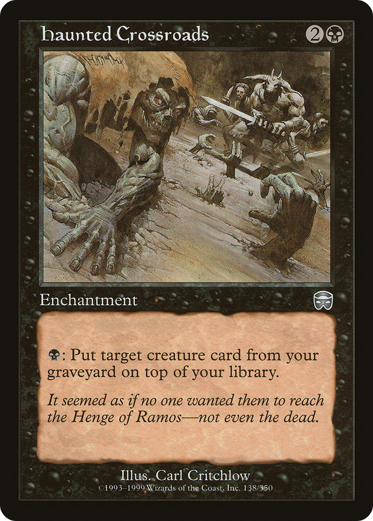 Haunted Crossroads (138) Foil - Mercadian Masques
