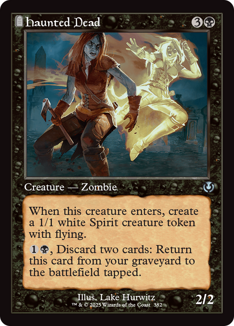 Haunted Dead (Retro) (382) Foil - Innistrad Remastered