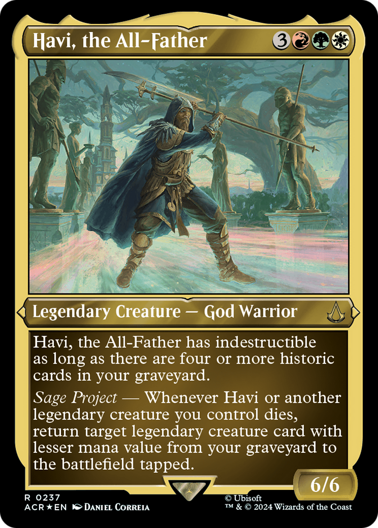 Havi, the All-Father (237) Etched Foil - Assassin's Creed