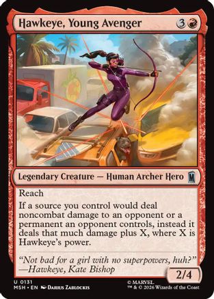 Hawkeye, Young Avenger (131) Foil - Marvel Super Heroes
