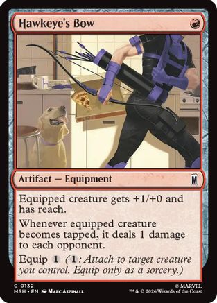 Hawkeye's Bow (132) Foil - Marvel Super Heroes
