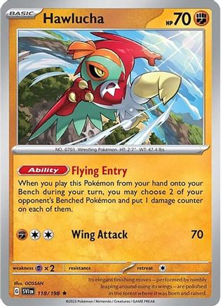Hawlucha (Deck Exclusives) (118) - Scarlet & Violet