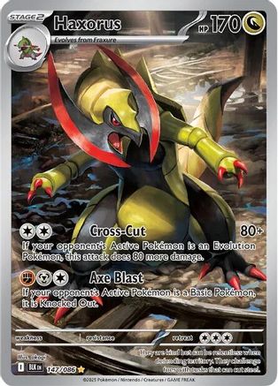 Haxorus (147) Holofoil - Black Bolt
