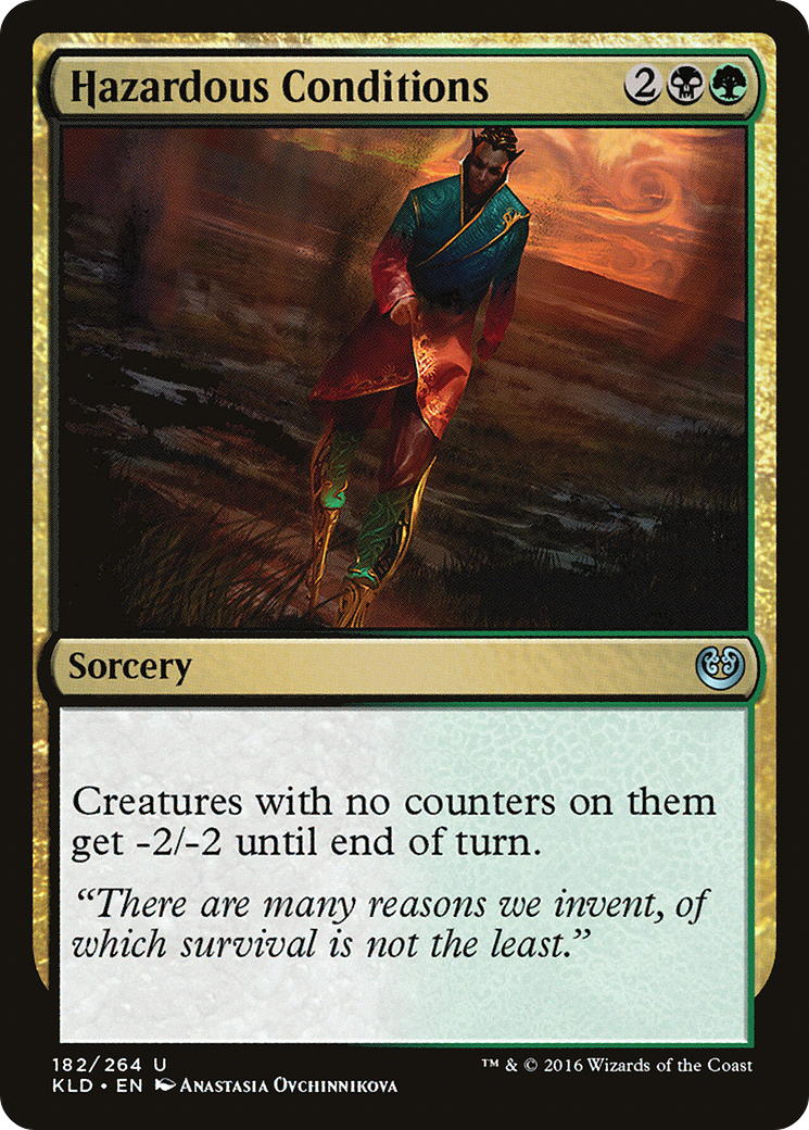 Hazardous Conditions (182) Foil - Kaladesh