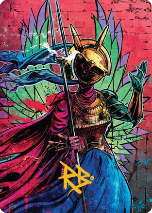 Hazoret, Godseeker (032s) Gold-Stamped - Art Series: Aetherdrift