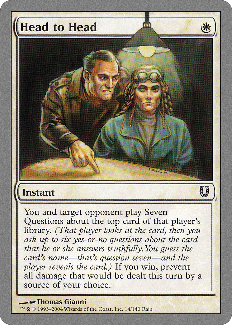 Head to Head (014) Foil - Unhinged