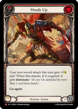 Heads Up (AOL014) - Armory Deck: Olympia
