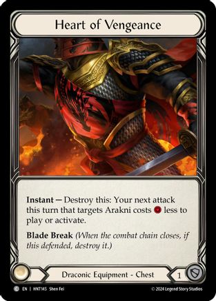 Heart of Vengeance (HNT145) Cold Foil - The Hunted