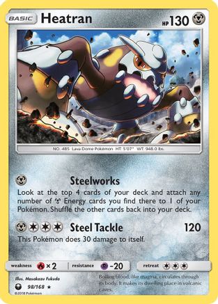 Heatran (98) Holofoil - Celestial Storm