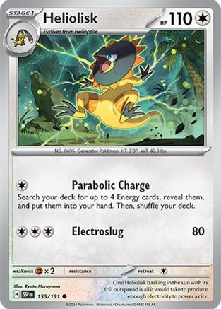 Heliolisk (155) Reverse Holofoil - Surging Sparks