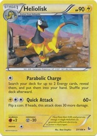 Heliolisk (Deck Exclusives) (37) Holofoil - Flashfire