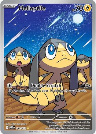 Helioptile (143) Holofoil - Mega Evolution