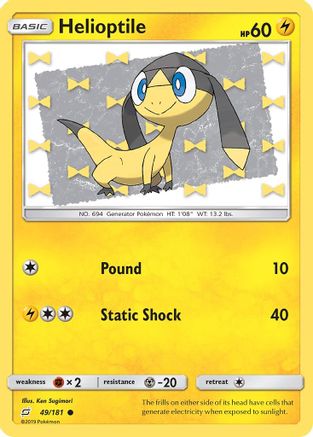 Helioptile (49) - Team Up