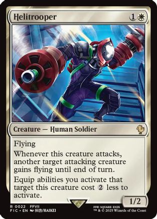 Helitrooper (022) Surge Foil - Commander: FINAL FANTASY