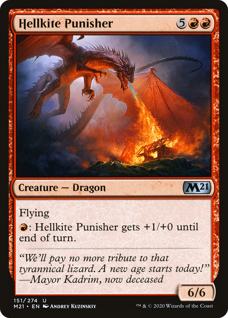 Hellkite Punisher (151) - Core Set 2021 Foil
