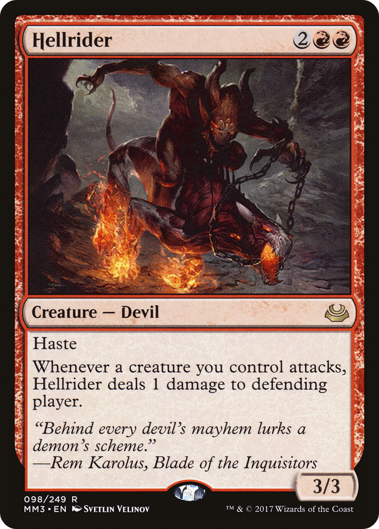 Hellrider (098) Foil - Modern Masters 2017