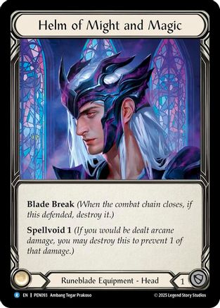Helm Of Might And Magic (PEN093) Cold Foil - Compendium of Rathe