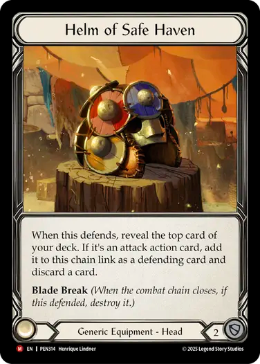 Helm Of Safe Haven (PEN314) Cold Foil - Compendium of Rathe